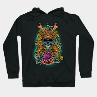 Skull samurai Hoodie